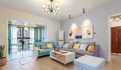 浅灰色|迫不及待给大家晒我的新房,全屋效果温馨,但橱柜的颜色被吐槽了