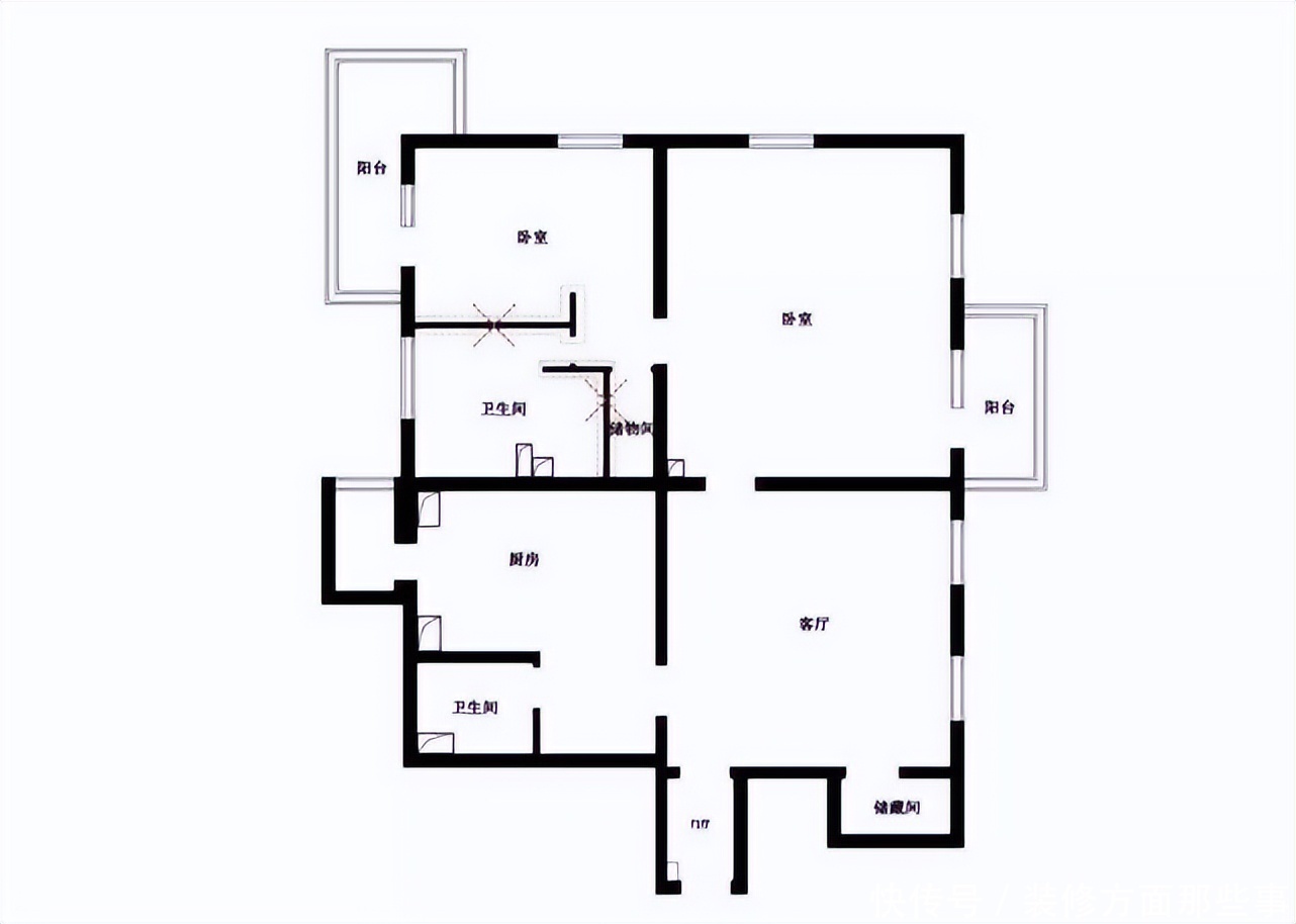 衣帽间|86平混搭风三居室,绿色点缀在空间的每个地方