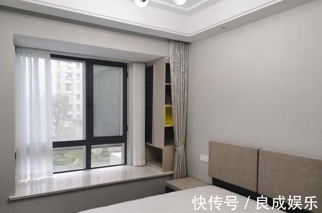 背景墙|学她家装修,电视墙很大气,过道打柜子太实用了,全屋都很喜欢
