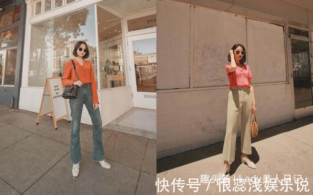 阔腿裤 都是小个子,日本博主PK法式优雅风,哪个赢?穿对风格才是王道