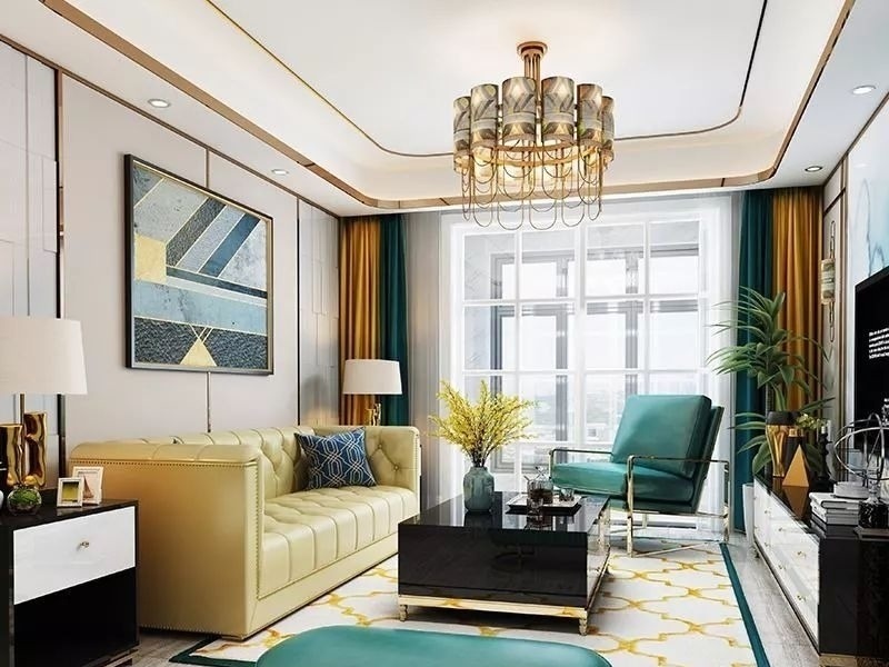 元素|客厅别再乱装了,如今流行轻奢风,精致漂亮上档次,太羡慕!