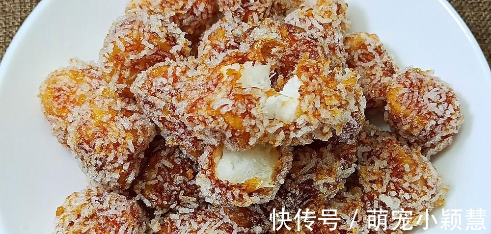 小猫|教你做逢年过节压桌甜点“雪花山药”脆酥香甜,孩子和老婆爱吃