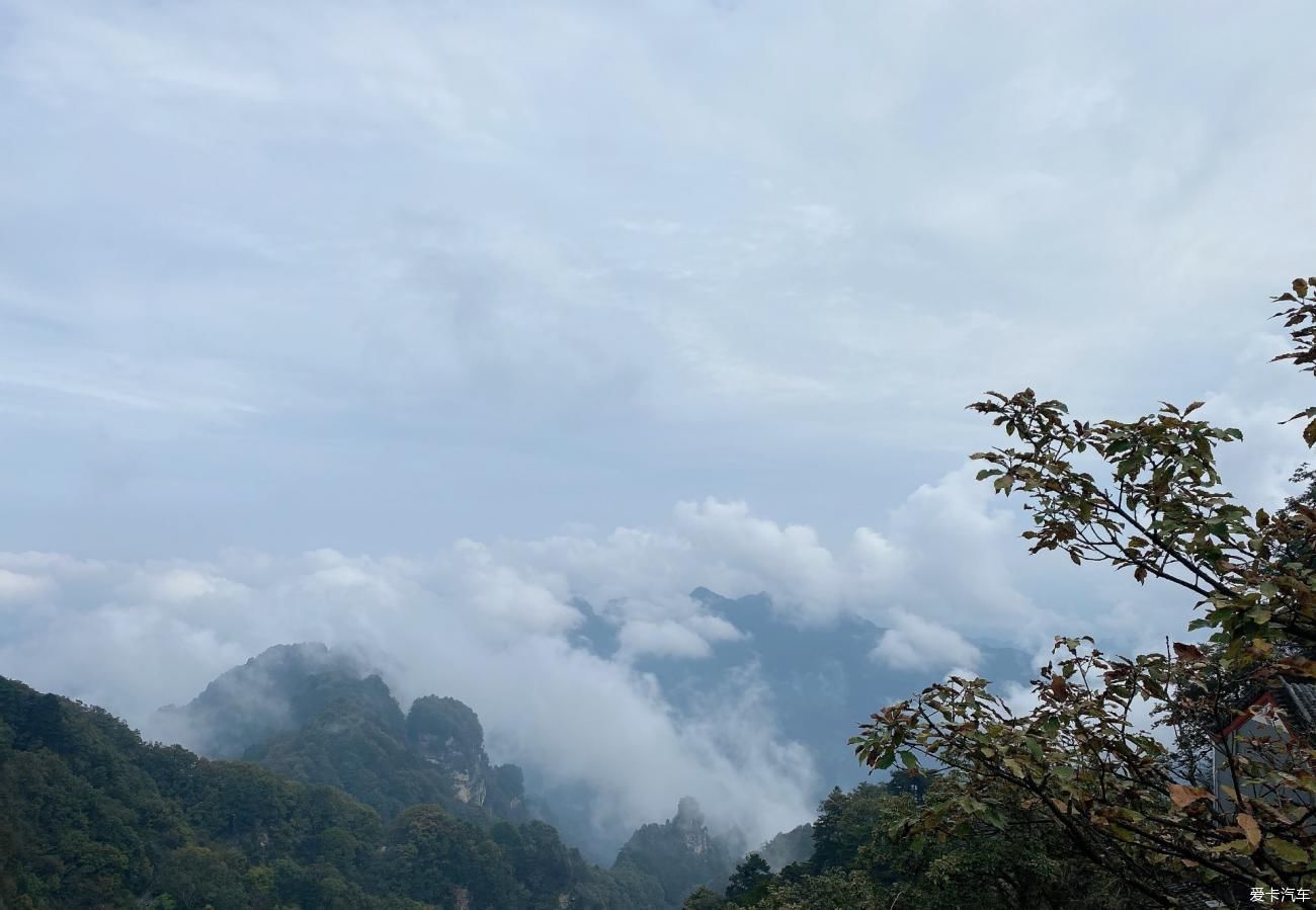 景色十分壮观的武当山