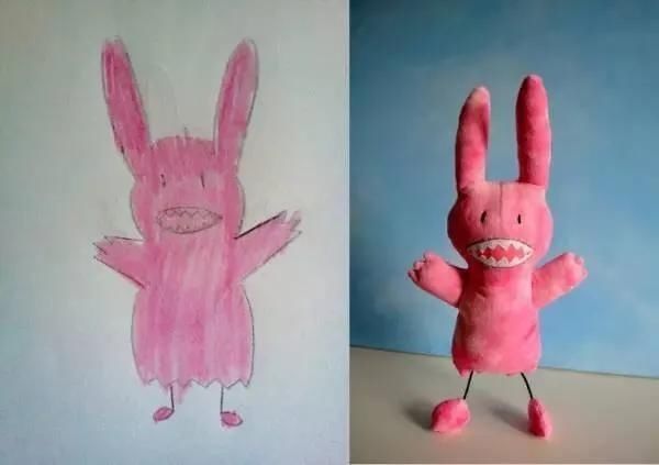 画作|儿子涂鸦画作老爸PS神魔改,引来77万粉丝围观