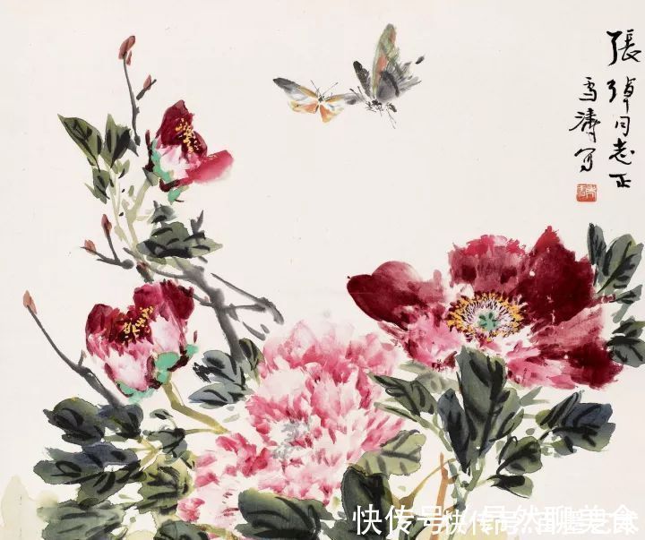 小写意@唯有牡丹真国色!小写意牡丹画150幅,美醉了