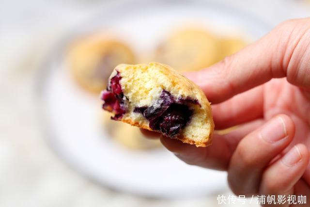 曲奇|自制美味大曲奇,不用裱花嘴,酸甜酥软又简单,一口下去立刻爆浆