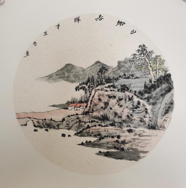 国画&段卢云国画水墨山水画艺术作品欣赏