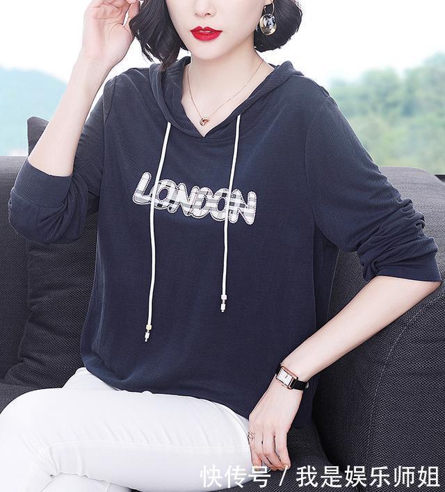 十件毛衣不如一件卫衣,四五十岁女人早秋这样穿,时髦保暖忒减龄