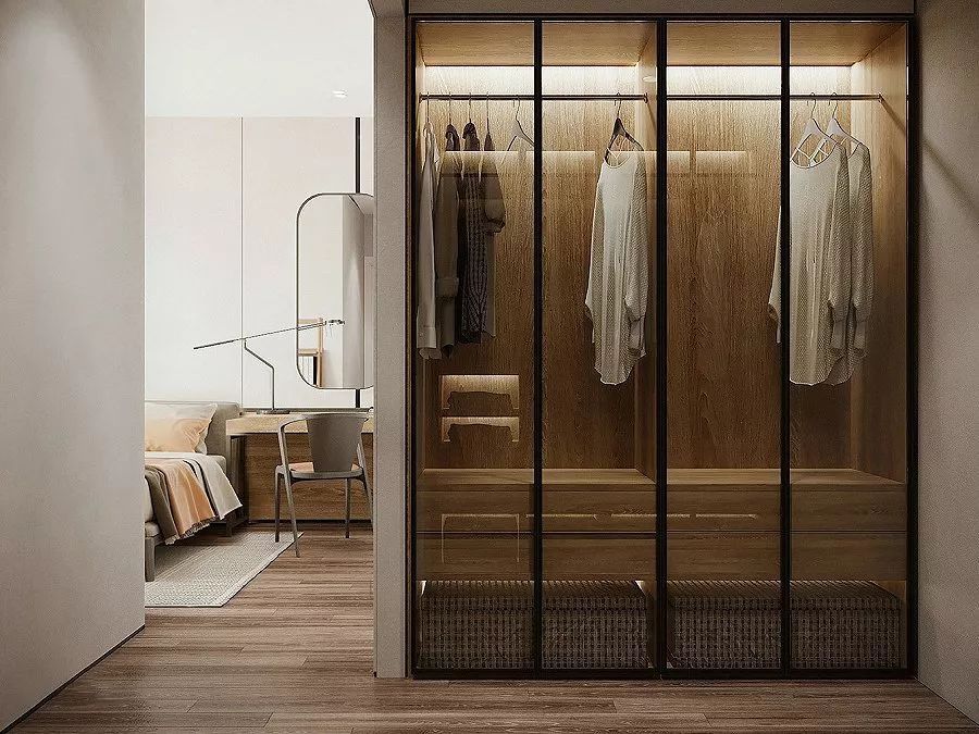 利用率|还在买衣柜现在流行“挖墙”装衣橱!