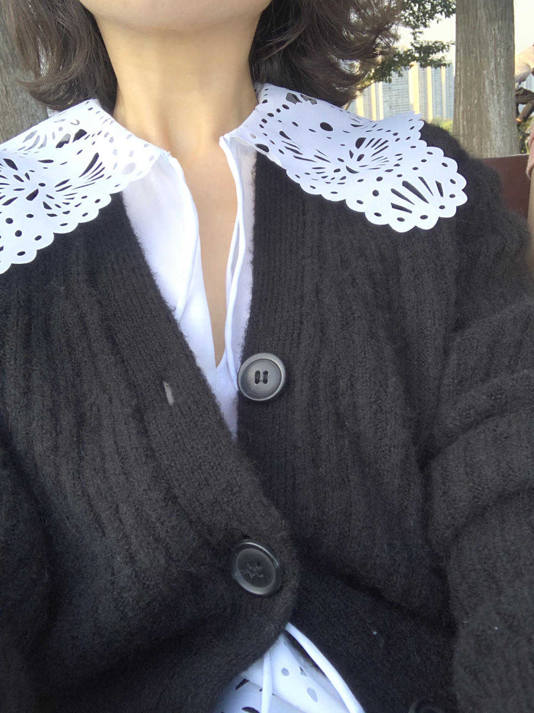 衬衫儿 谁能拒绝娃娃领衣服的魅力呐?用它做内衬,就是赢在起跑线上了