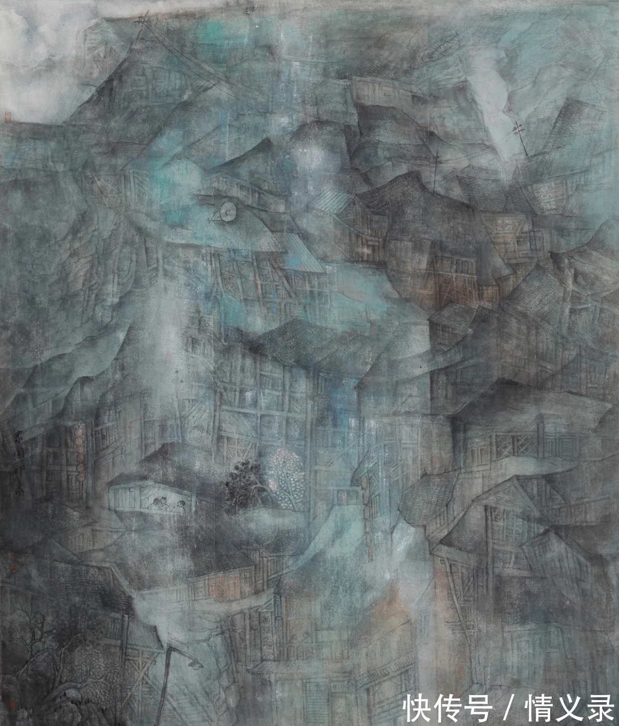 潘维荣|她不惑之年来京城,拜范扬门下学画,一学就是9年!潘维荣山水画