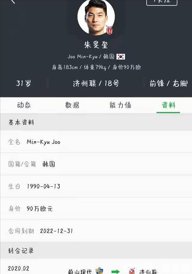 朱旻奎|90后!K联赛金靴!1米83!来鲁能?孙准浩经纪人重点推荐
