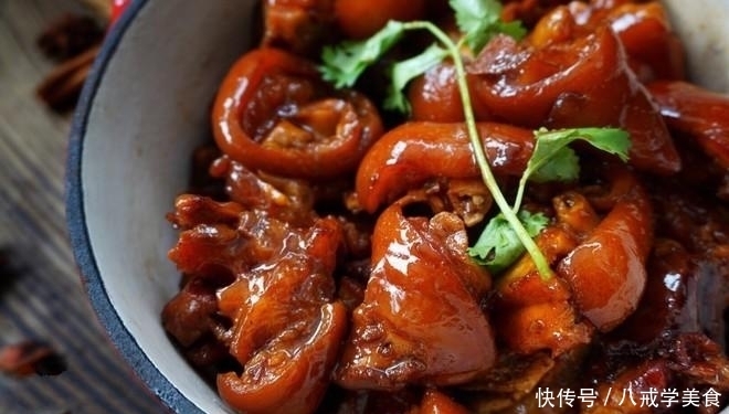 红烧猪蹄,你也可以做,非常简单