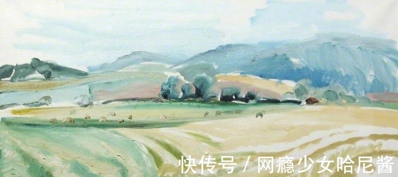 画风！与艺术遗产一起生活，继承和发展，约翰·希钦斯的抒情风景油画