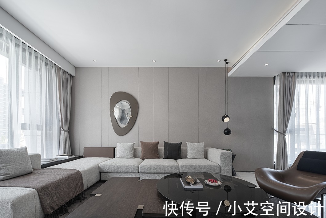 软装|极简风软装设计,打造优雅简洁的高级灰空间!