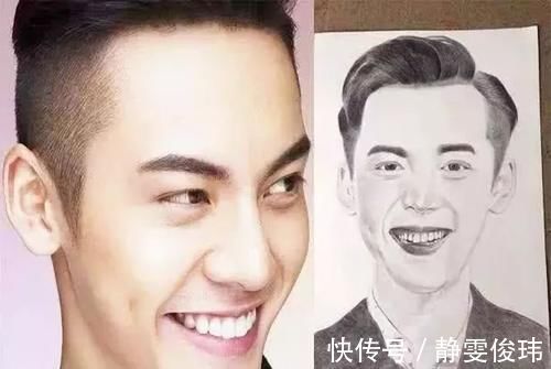 素描|学生绘画出的明星画像,完美演绎了“秒变路人”,你还能认出几个