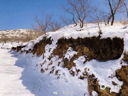 美！北京延庆雪后景色如水墨画卷