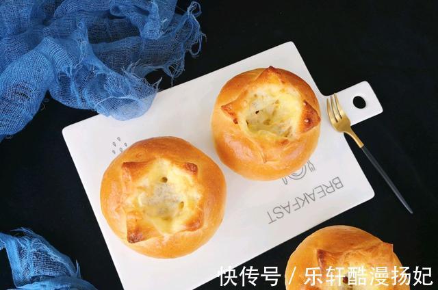 玉米粒|在家做香浓可口的肉松奶酪面包,制作简单,口感丰富