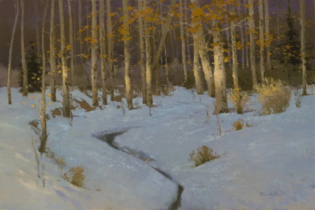 德克萨斯州#大卫·格里芬的风景油画高清图,放大看,更迷人