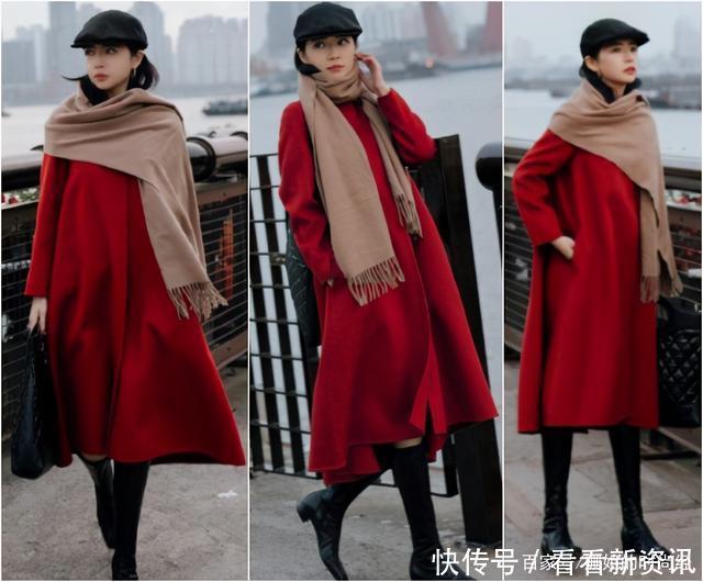 初冬穿大衣别“用力过猛”，学三木这样配色，美出新高度