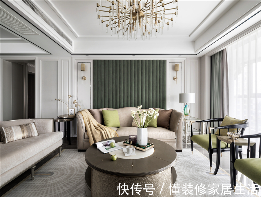 床头柜|2021年的装修能好看到什么样?21万打造浪漫优雅的四居法式轻奢风