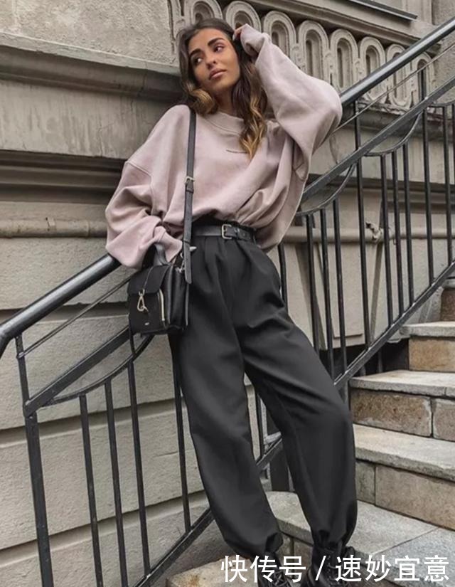 试试|最普通的卫衣也能穿出新花样,试试这几种“搭配技巧”,超时髦