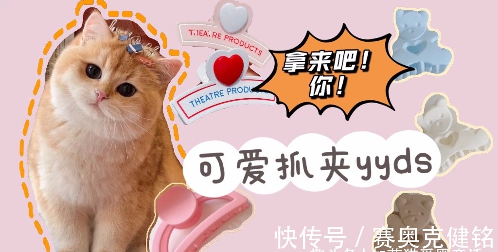 轮回|可爱抓夹拿来吧你！夏日小心机搭配神器，潮流果然是个轮回