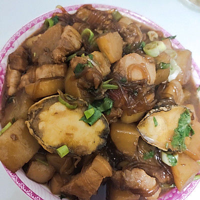 鲍鱼白萝卜炖粉条