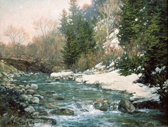 ni@保加利亚画家nikolo.balkanski油画风景、人物经典作品