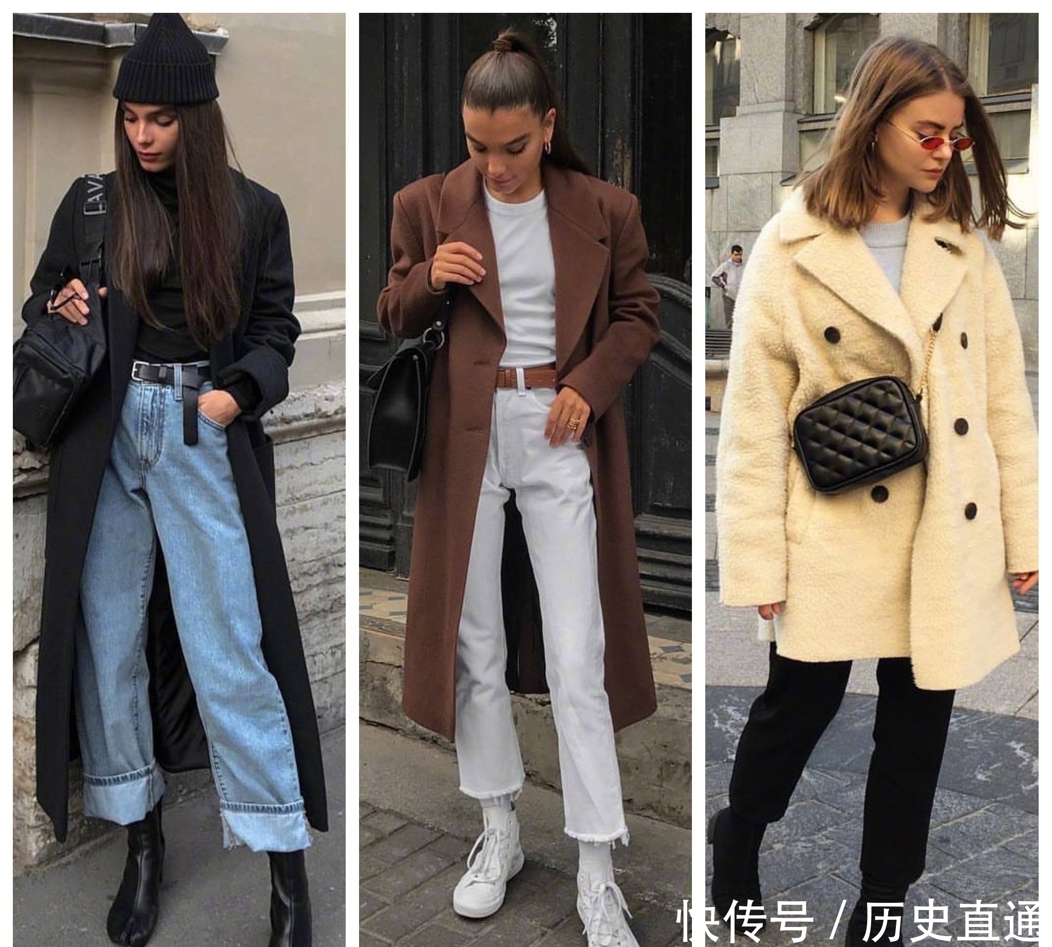 大衣|51套大衣搭配合集,各种颜色的大衣基本都集齐了
