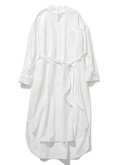 重样|一衣多穿专享初春的中长款白衬衣8天搭出不重样