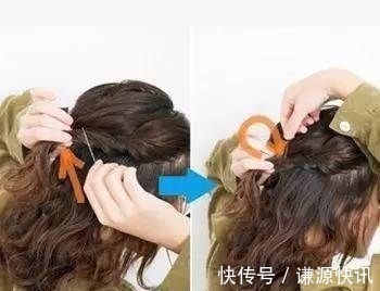 扎头发 烫发后怎样扎头发好看?这样扎发显白显气质!