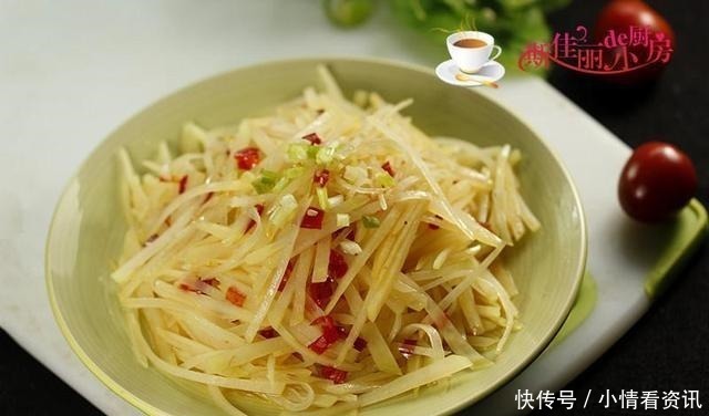 泡水|炒土豆丝,有人先焯水有人泡水全不对,大厨教你正确做法,好吃