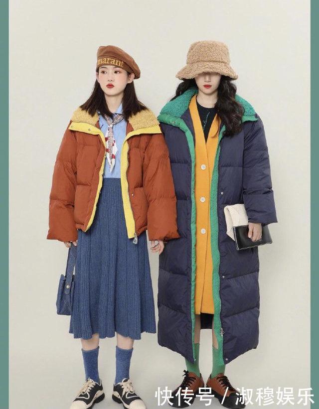 很有个性的闺蜜穿搭,过年就要鲜艳的服装,看着都觉得心情好