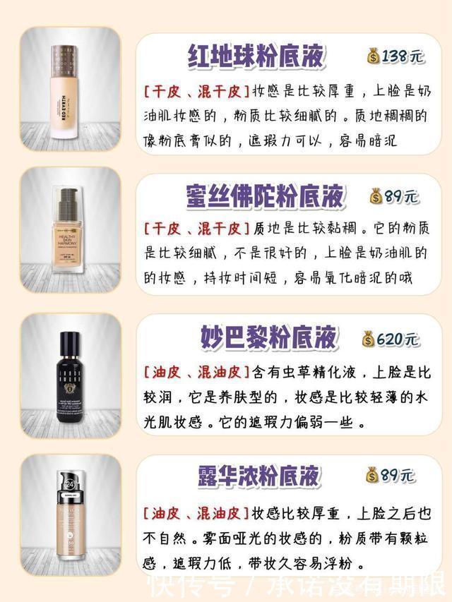 来选|按照年龄来选粉底