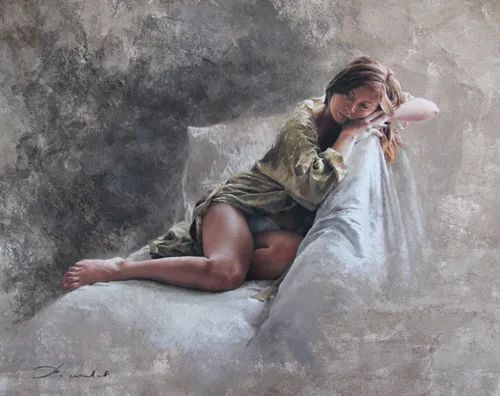 美术学院|她是大师,她的色粉画作美得令人浮想联翩!