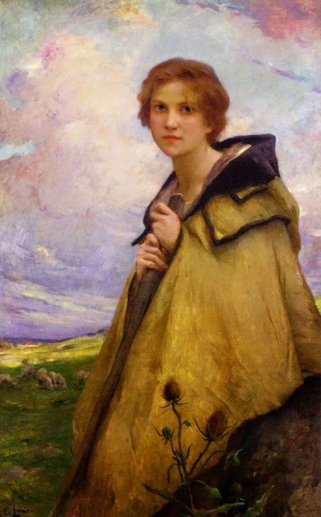 noir$法国画家查尔斯笔下风华绝代的仙女,太美了!