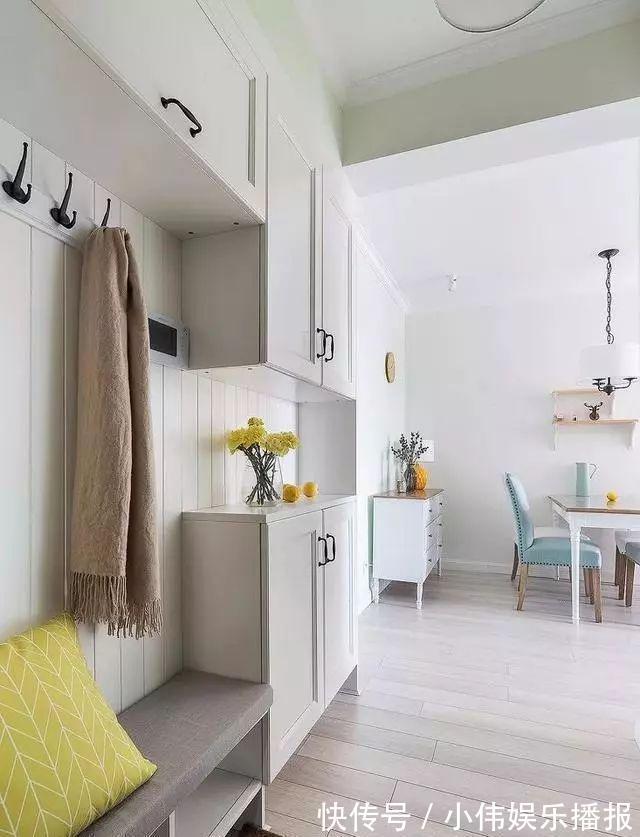 三居|116平简美风三居，淡雅清新的色彩，让人看着就舒服