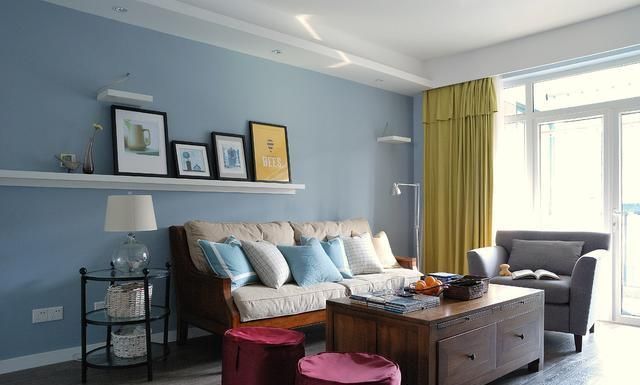 装修|77平米的小户型花钱设计,美式风格的效果超漂亮,这钱花得值