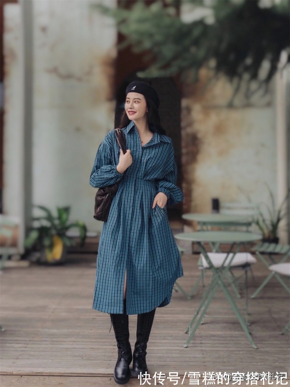 搭配 “长裙+短靴”=早秋最美穿搭！遮肉显高还时髦，日常通勤都适合