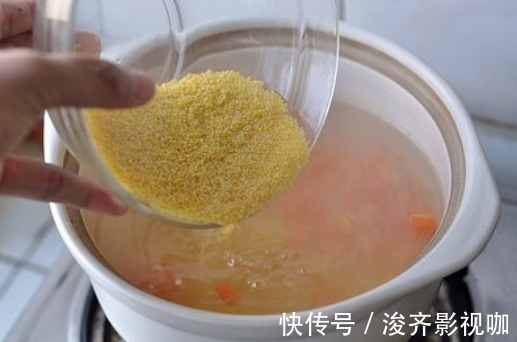 米油|小米粥，冷水下米还是水开下米很多人错，难怪不黏不香，没米油
