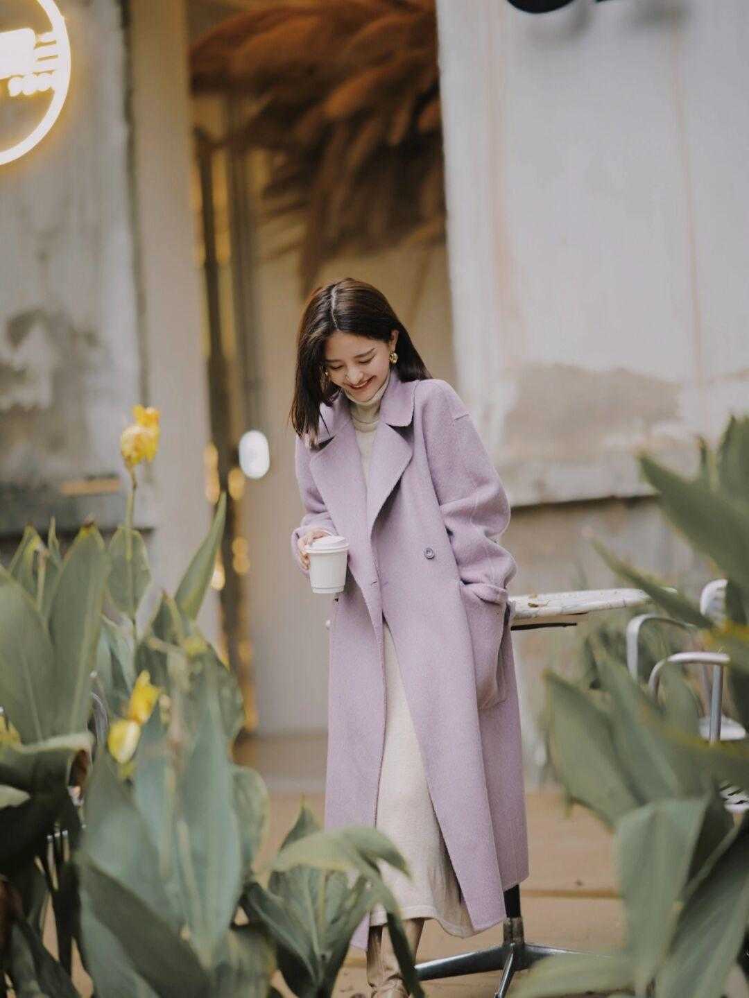 领口|见过世面的女人入冬都穿“毛呢大衣”,温柔保暖还有范儿,看看怎么搭吧!