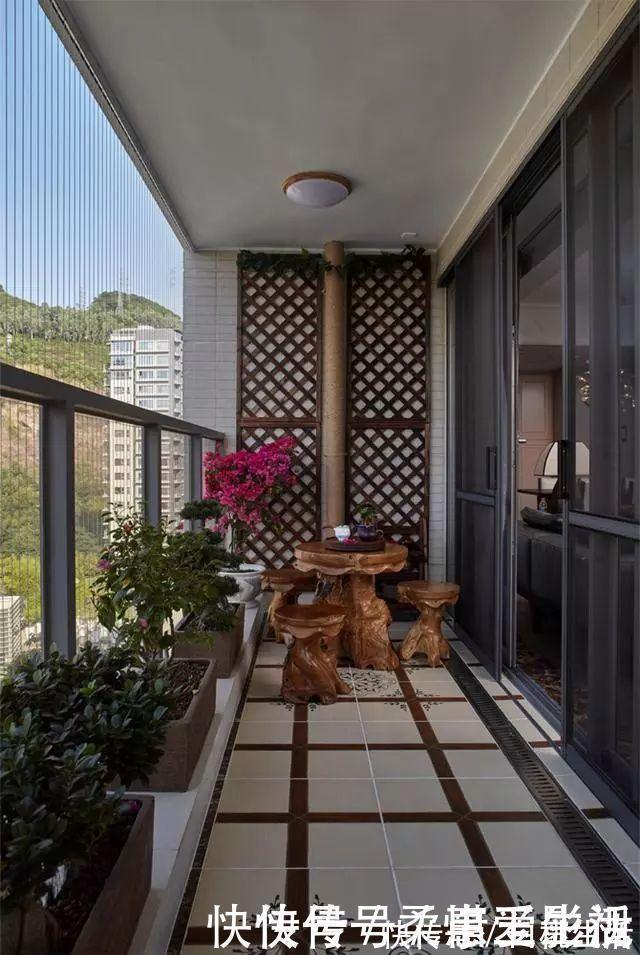 阳台上|越来越多人阳台不用来晒衣服了,现在都流行这么装,太有才了