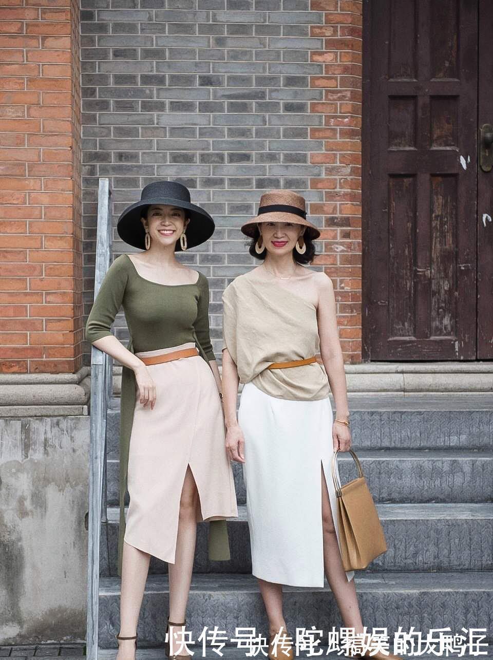 半身裙|年近六十却美得优雅,这位中老年妈妈的“气质穿搭”,真值得学习