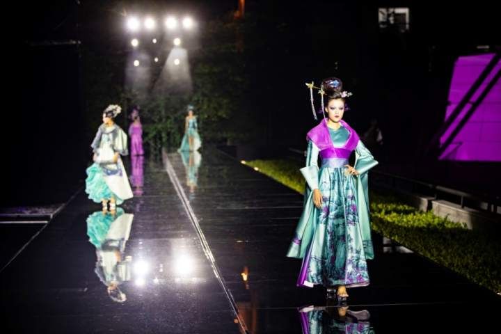 区文#当传统文化遇上现代美妆 这场艺术大秀为上城宋韵添彩