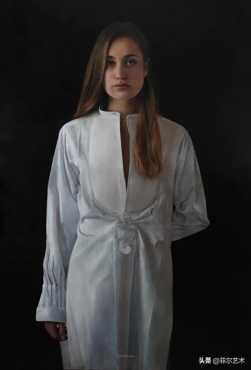安妮·罗达!法国画家安妮·罗达超高清、超写实人物油画作品欣赏