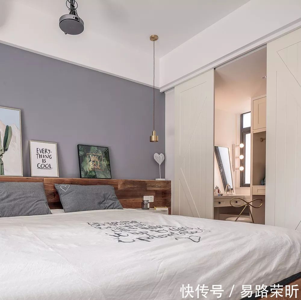 衣帽间|114平米的北欧风三居室,一个清新文艺的家