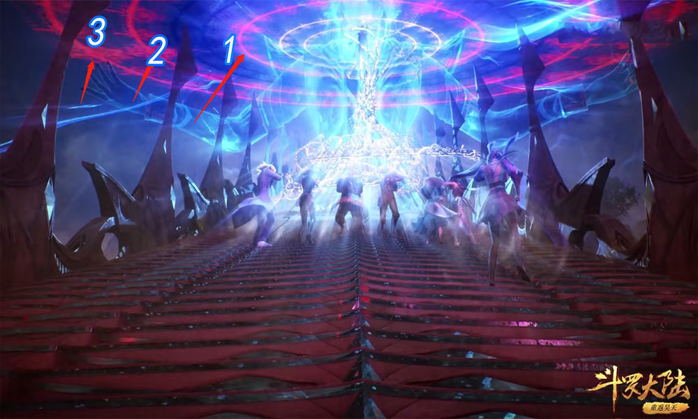 武魂真身|斗罗大陆:唐三突破70级吸收两个十万年魂环?三红好震撼,帅爆