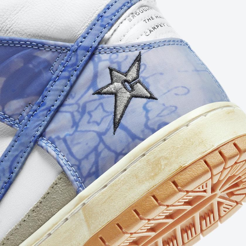 做旧效果绝了！“地毯公司” Carpet Company x Nike Dunk SB High 联名即将登场！