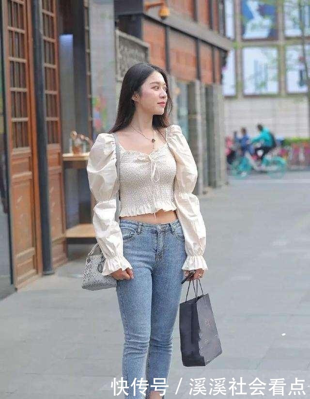 极致|版型简单的打底裤，保证穿搭美到极致，好看又甜美